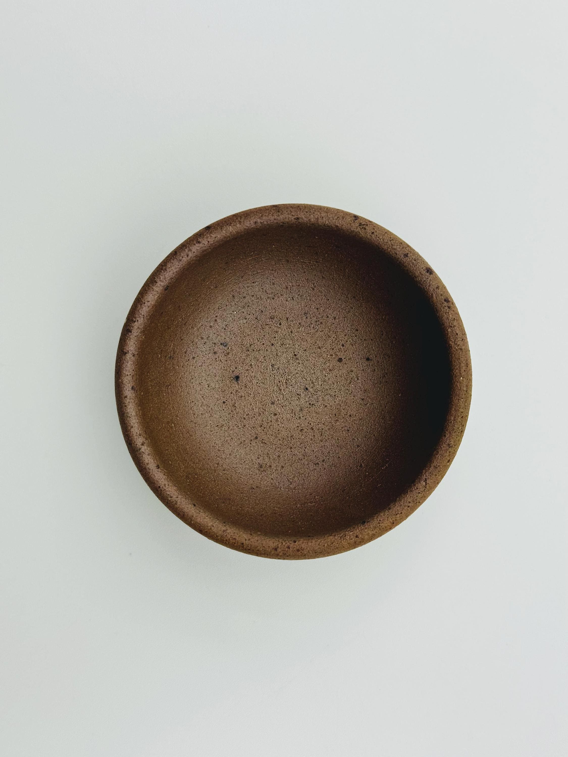 Handcrafted Ceramic Tea Cup: Unglazed Mantou Kiln, Earthy Tones